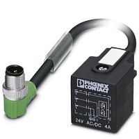 Кабель для датчика / исполнительного элемента SAC-3P-MR/ 1,5-PUR/A-1L-Z SCO | код 1434950 | PHOENIX CONTACT