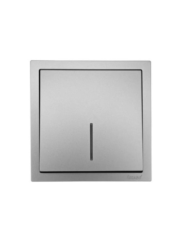 ZIMA Выключатель с подсветкой серый матовый безвинтовой зажим/клемма LEZARD | код 704-7488-111QC | LEZARD фото 3 ZIMA Выключатель с подсветкой серый матовый безвинтовой зажим/клемма LEZARD | код 704-7488-111QC | LEZARD фото 3