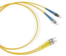 Патч-корд оптический LANMASTER, LSZH, дуплексный, ST/UPC-FC/UPC, SM OS2, 7.0 м | код LAN-2ST-2FC/SU-7.0 | LANMASTER