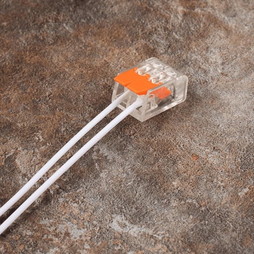 Клеммы монтажные многоразовые PTC-2P 221-412 450V 32A 0,14-4.0mm2, 2 отверстия прозрачные / 50шт. | код 5050884 | JazzWay фото 4