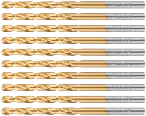 Сверло по металлу Cutop Profi с титановым покрытием, 3.8х75 мм (10 шт) | код 52-440 | FIT фото 5 Сверло по металлу Cutop Profi с титановым покрытием, 3.8х75 мм (10 шт) | код 52-440 | FIT фото 5