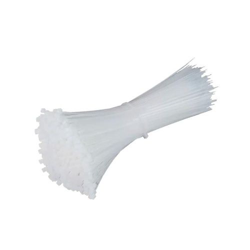 Кабельные стяжки (хомуты) PCT 2,5x120-100 белые PA6.6 (100 шт/уп) | код 5053557 | JazzWay