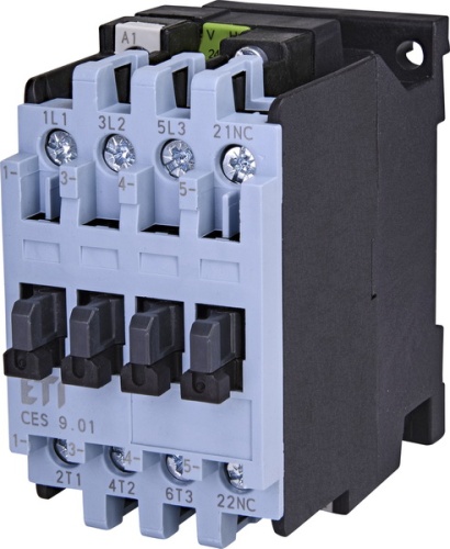 Контактор CES 9.01 (4 kW) 24V AC | код 004646515 | ETI