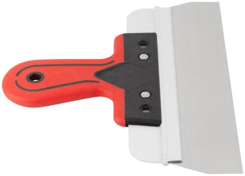 Шпатель фасадный Профи, нержавеющая сталь, прорезиненная ручка 250 мм | код 6423 | FIT фото 5