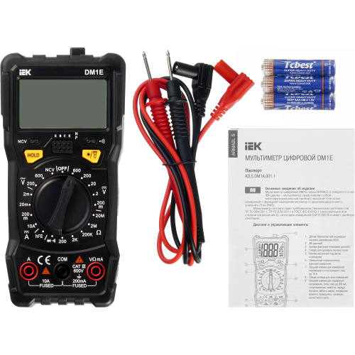 Мультиметр цифровой DM1E ARMA2L 5 | код A2L5-DM15-01 | IEK фото 7