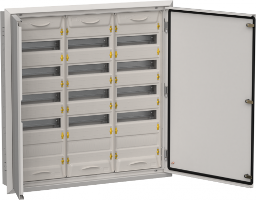 TITAN 5 Корпус мет. ЩРв-180 (3х60) 880х885х130 IP31 сер IEK | код TI5-50-V-3X060-31-7035 | IEK