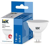 Лампа светодиодная ECO MR16 софит 7Вт 230В 6500К GU5.3 | код. LLE-MR16-7-230-65-GU5 | IEK