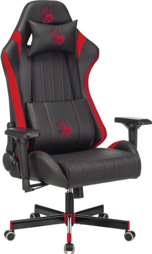 Кресло игровое A4Tech Bloody GC-990 черный/красный эко.кожа крестов. металл | код 1534027 | A4TECH