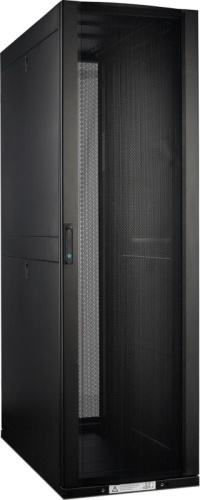 Шкаф LANMASTER DCS 42U 600x1200 мм, с перфорированными дверьми, без боковых панелей, черный | код LAN-DC-CBP-42Ux6x12 | LANMASTER