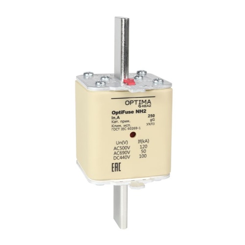 Вставка плавкая OptiFuse NH2-80-gG-УХЛ3 КЭАЗ 374948 Вставка плавкая OptiFuse NH2-80-gG-УХЛ3 КЭАЗ 374948