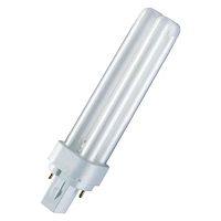 Лампа люминесцентная компактная DULUX D 18Вт/830 G24d-2 OSRAM | код 4099854122934 | LEDVANCE