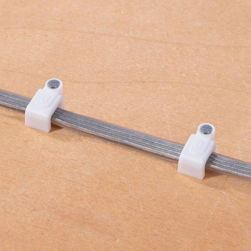 Скоба пластиковая СПП 7 (50шт) | код 49451 | КВТ Скоба пластиковая СПП 7 (50шт) | код 49451 | КВТ