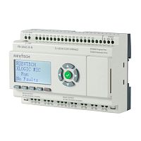 Программируемый логический контроллер PR-26AC-R-N, 110_240VAC, 16DI, 2TO, 8RO, RTC, SD, RS485, Ethernet, ЖКИ | код PR-26AC-R-N | Rievtech