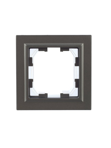 BRITE Рамка 1-местная IP44 РУ-1-БрС-44 сталь | код BR-M12-44-K46 | IEK фото 2