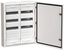 Корпус металлический ЩРн-96 (2х48) 710х570х140 IP54 бел. (одна дверь) TITAN 5 | код. TI5-50-N-2X048-54 | IEK