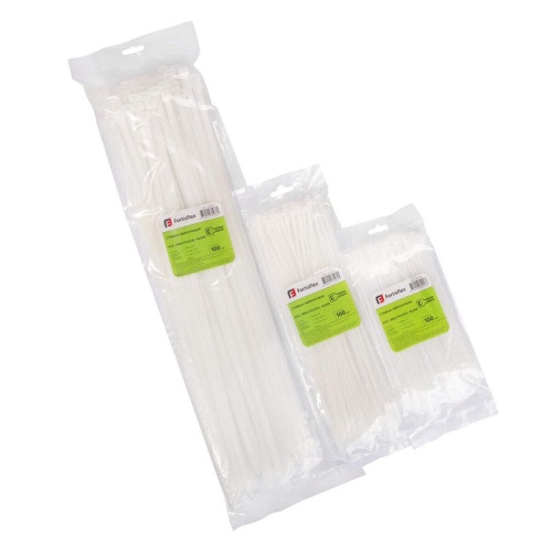 Хомут нейлоновый КСС MULTILOCK 5х350 бел. (уп.100шт) Fortisflex 102308 фото 5