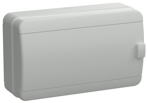TEKFOR Корпус пласт. КМПн-12 IP65 сер. непрозр. дверь IEK | код TF5-KP73-N-12-65-K03-K03 | IEK