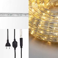 Набор дюралайта LED фиксинг (2W) – теплый белый, 24 LED/м, 10 м в наборе | код 121-326-10 | Neon-Night