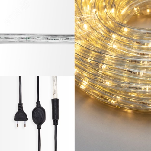 Набор дюралайта LED фиксинг (2W) – теплый белый, 24 LED/м, 10 м в наборе | код 121-326-10 | Neon-Night Набор дюралайта LED фиксинг (2W) – теплый белый, 24 LED/м, 10 м в наборе | код 121-326-10 | Neon-Night