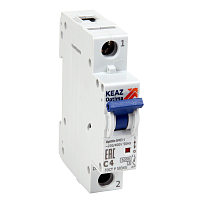 Выключатель автоматический однополюсный 25А D 6кА AC OptiDin BM63-1D25-УХЛ3 | код 260522 | КЭАЗ