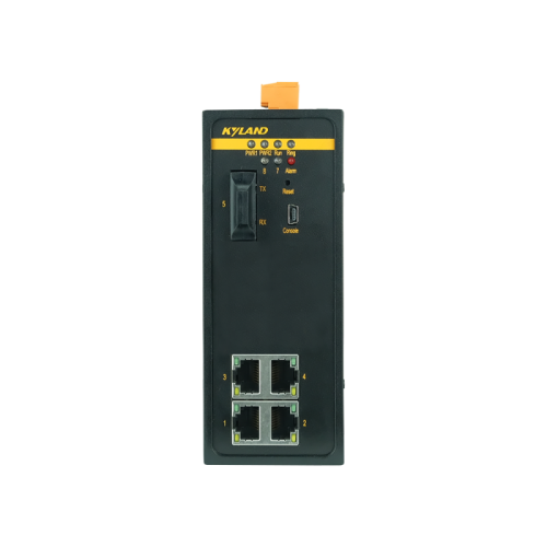 Коммутатор SICOM3000A-LITE-1M4T-SC05-L3-L3 300071506 1 100Base-FX multi mode fiber ports, SC connector, 1310nm, 5km, 4 10/100Base-TX ports, Console Port Mini USB | код 00-06151627 | Kyland