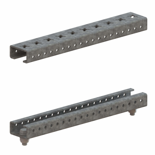 Комплект реек для установки главной шинной системы, 275мм | код 307622 | КЭАЗ