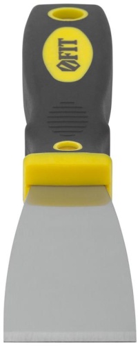 Шпатель для удаления ржавчины Профи, толщ. лезвия 1 мм, двухкомп.ручка с метал.бойком 1.5'' (40 мм) | код 6671 | FIT фото 4 Шпатель для удаления ржавчины Профи, толщ. лезвия 1 мм, двухкомп.ручка с метал.бойком 1.5'' (40 мм) | код 6671 | FIT фото 4