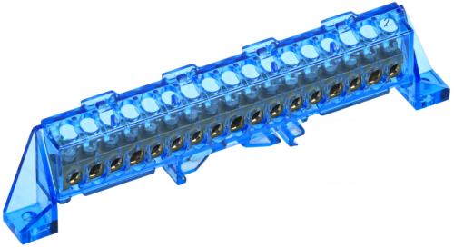 TEKFOR Шина N ноль в комб. изол. Стойка 6х9-17-С IEK | код TF-NN10-17-DP-K07 | IEK