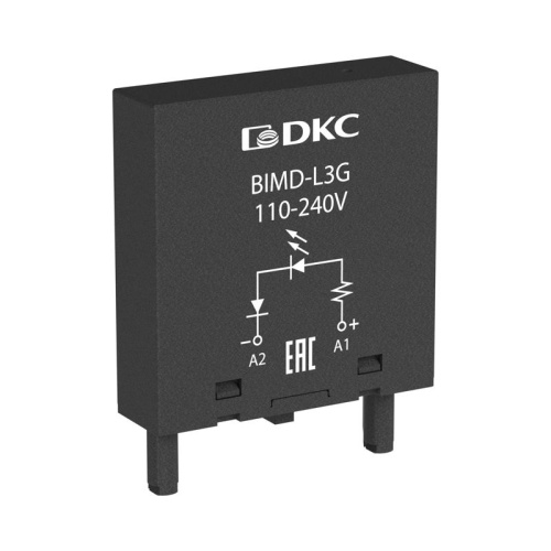Модуль индикации и защиты, RC-цепочка, 24-60V AC/DC | код BIMD-RC2 | DKC