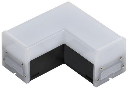 Светильник LED L-образн. 1010 8Вт 6500К 117х117мм чер. IEK | код LT-LDCK-L-1010-08-65-K02 | IEK