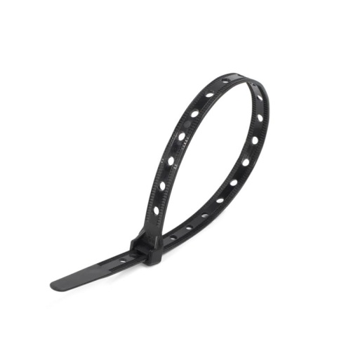 Стяжки нейлоновые КСОMultiHole 10х200 (ч) (100 шт.) | код 81156 | Fortisflex