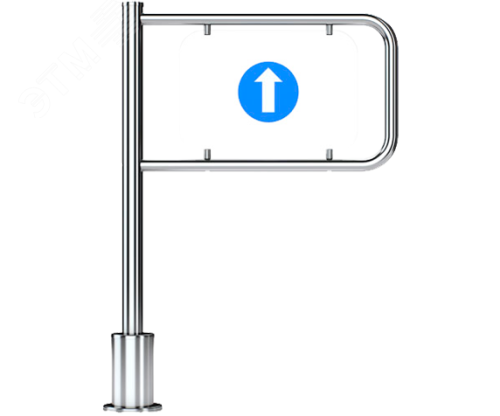 Калитка механическая с пружинным возвратом К-11 левая 1000, преграждающая табличка в комплекте | код ВЗР 1993-4 | Oxgard