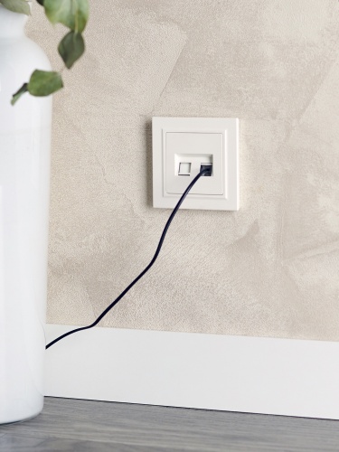 BRITE Розетка двойная RJ11+RJ45 кат.5E РК/Т12-БрЖ жемчуг | код BR-KT20-O-1-K36 | IEK фото 6