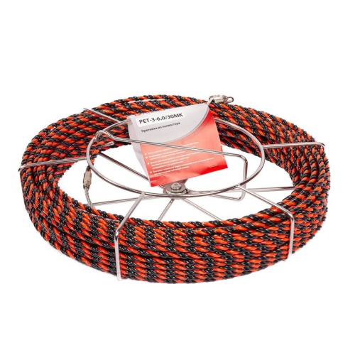 Протяжка из полиэстера PET-3-6.0/20MK на металлической катушке | код 76674 | КВТ