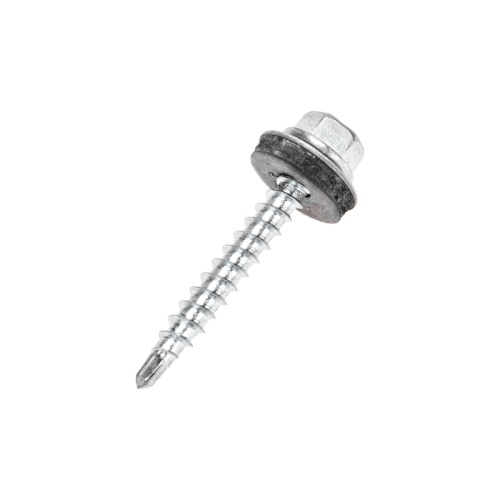 Саморез кровельный 4,8х35мм, цинк, короб (250 шт/уп) KRANZ | код 1201-4835-3 | KRANZ