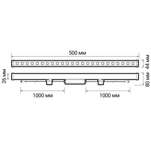 Светильник светодиодный PWW 500 12Вт 3000К IP67 15град. архитектурный Pro JazzWay 5064591 фото 7