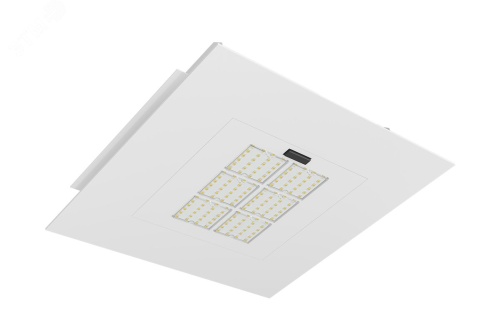 Светильник LED KEDR 2.0 АЗС (СВП) 50Вт 8000Лм 5,0К КСС Д прозрачный рассеиватель IP67 встраиваемый | код LE-СВП-32-050-1899-67Х | Led Effect