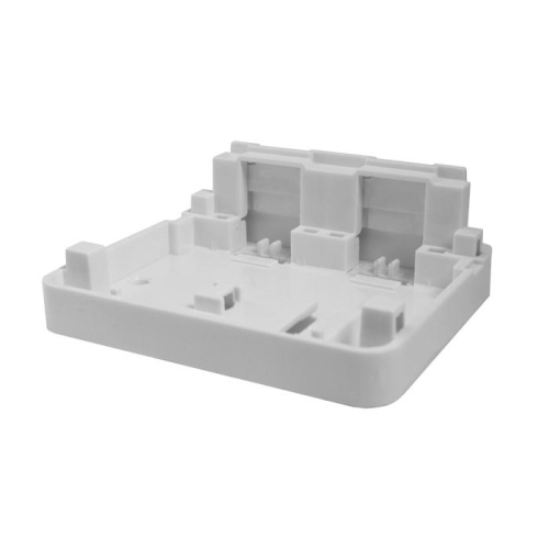 Корпус розетки для двух вставок типа Keystone Jack, белая | код 10-0311 | SUPRLAN фото 3