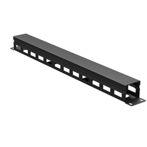 Организатор кабельный с крыш/отв 19 1U, 40 мм RAL9005 | код R5CPF1941HEB | DKC