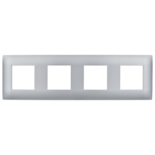 SKANDY Рамка 4-мест. SK-F04S сереб. IEK | код SK-M42-K23 | IEK фото 4 SKANDY Рамка 4-мест. SK-F04S сереб. IEK | код SK-M42-K23 | IEK фото 4