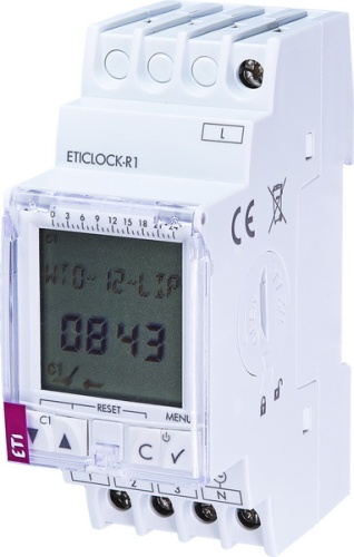 Цифровой таймер Eticlock-R1 230V | код 002472053 | ETI