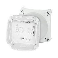 Коробка распределительная пустая DK 0400 G 104х104х70 PP IP66 серая с мембранами (DK 0400 G) | код 62000002 | HENSEL
