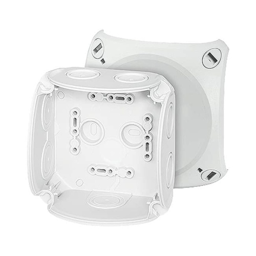 Коробка распределительная пустая DK 0400 G 104х104х70 PP IP66 серая с мембранами (DK 0400 G) | код 62000002 | HENSEL