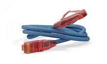 Патч-корд U/UTP Cat.5е LSZH 0.3 м синий, Hyperline PC-LPM-UTP-RJ45-RJ45-C5e-0.3M-LSZH-BL | код 229926 | Hyperline