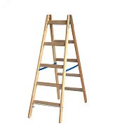 Стремянка деревянная 2х5 | код 170255 | KRAUSE
