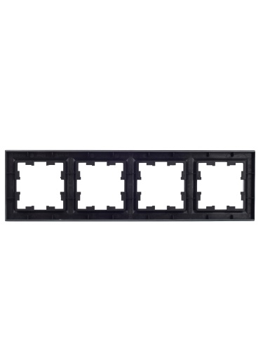 BRITE Рамка 4-местная РУ-4-БрТБ темная бронза | код BR-M42-K45 | IEK фото 3