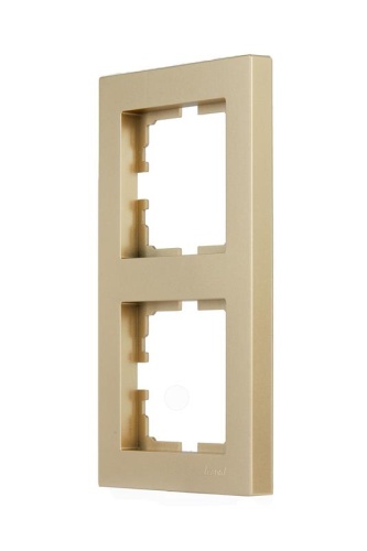 VESNA Рамка 2-ая вертикальная б/вст золото | код 742-3600-152 | LEZARD фото 4 VESNA Рамка 2-ая вертикальная б/вст золото | код 742-3600-152 | LEZARD фото 4