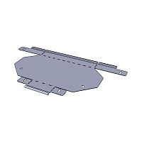 Угол для лотка горизонтальный 45град. 50x100мм плоский EKF g4550100-FL