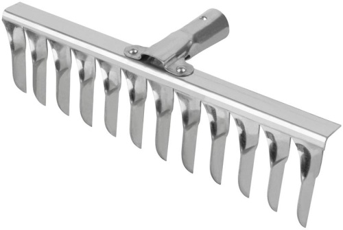 Грабли, витой зуб, нержавеющая сталь, 12 зубьев, без черенка | код 76981 | FIT фото 2 Грабли, витой зуб, нержавеющая сталь, 12 зубьев, без черенка | код 76981 | FIT фото 2