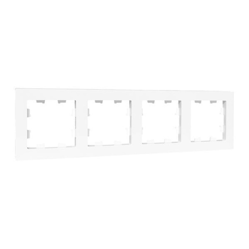 Эпика Рамка 4-местная белый пластик EKF | код UP1-FPW-04 | EKF Эпика Рамка 4-местная белый пластик EKF | код UP1-FPW-04 | EKF
